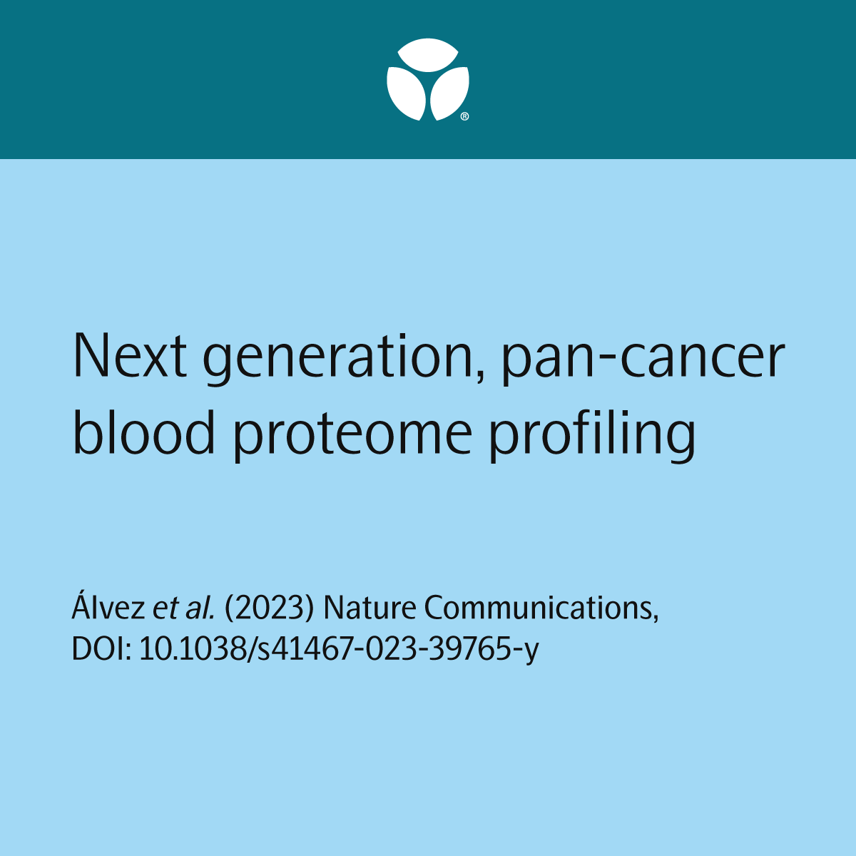 Next generation pan-cancer blood proteome profiling